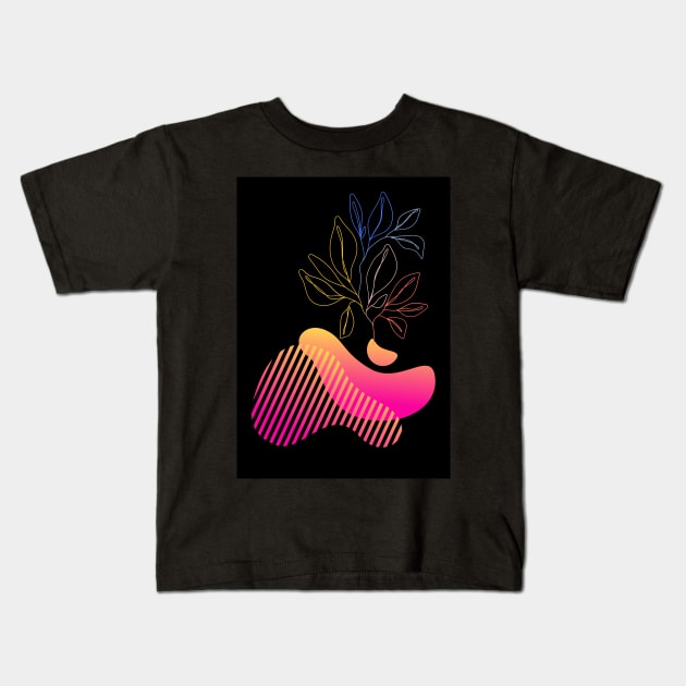 Trees Kids T-Shirt by Aasiriartstudio